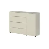 Harper Sideboard - beige ¦ Maße (cm): B: 135 H: 99 T: 40.0