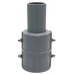 ENOVALITE Straßenleuchten Adapter, 80 zu 60 mm, grau