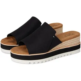 TOMS Abby Slide black beachside woven/knot 37.5
