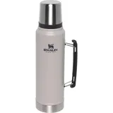 Stanley Classic Legendary Thermosflasche 1L - Thermos Hält 24 Stunden Heiß oder Kalt - Edelstahl Thermoskanne - BPA-Frei - Spülmaschinenfest - Ash