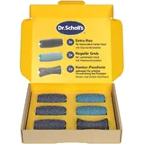 Dr. Scholl’s Ersatzrollen für elektronische Hornhautentferner – Entfernt starke Hornhaut, 3x Extra Stark, 2x Regular, 1x Konturaufsatz, Abwaschbar, mit Diamantkristallen & Meeresmineralien