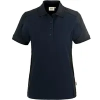 Hakro Damen Poloshirt Contrast Mikralinar® tinte/anthrazit, 6XL