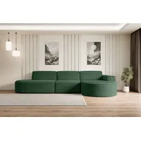 ALTDECOR Ecksofa in L-Form Corner Sofa Bett Eckcouch Couch Wohnlandschaft Cauchsofa MARI-L2 - 321x165x78 cm Grün - Grün