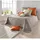 Heine Hussen-Set Tagesdecke braun