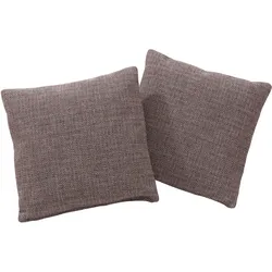 Sofakissen HOME AFFAIRE "Palmera", braun, B:45cm H:45cm T:15cm, Obermaterial: 100% Polyester, Polsterauflagen, passend zur Serie »Palmera«, 2 Stück im Set