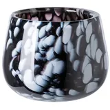 Fink Kerzenhalter Marly Glas Schwarz/Weiß