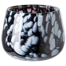 Fink Kerzenhalter Marly Glas Schwarz/Weiß