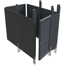 SKANHOLZ Abstellraum zum Unterbau C7 bis 550 cm schiefergrau