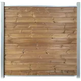 tetzner & jentsch KARRAT-Profilbrett-Steckzaunset 1790x1730 mm