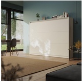 SMARTBett Schrankbett Classic mit Gasdruckfedern 100x200cm 140x200cm 160x200cm horizontal/quer oder vertikal/hochkant klappbar