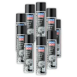 9x 250ml LIQUI MOLY 1508 Kettenspray Motorbike Scooter ROller Dose