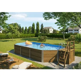 Weka Massivholzpool 594 A Sparset 850 x 376 x 116 cm