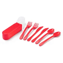 Tchibo - Picknick-Besteck - weiß