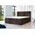 A&J MöbelLand Boxspringbett REF 140 x 200 cm H2 Braun
