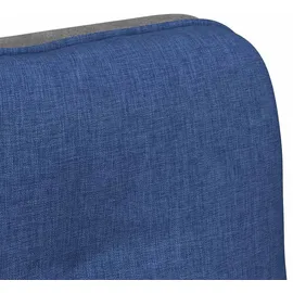 vidaXL Bürostuhl Drehbar Blau