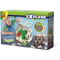 SES Creative 25203 Gewächshaus mit Gemüse - Pädagogisches Gartenbaukit