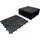 BGS Kunststoff-Fliesen-Satz Schwarz 40 x 40 cm 10 St.