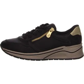 Rieker Keilsneaker Damen goldfarben/schwarz 41