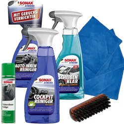 Sonax Xtreme Innenraum Pflege Set Innenreiniger+scheibenklar+cockpit Reiniger: Artikelnr.: 02832410 Artikelnr.: 02212410 Artikelnr.: 02382410 Artikeln