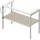 Duravit White Tulip 98,4x45cm, Me, bo, HTH li, Tau s-matt