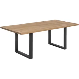 SIT Möbel TABLES & CO Esszimmertisch Metall/Wildeiche geölt - Antikschwarz