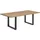 SIT Möbel TABLES & CO Esszimmertisch Metall/Wildeiche geölt - Antikschwarz