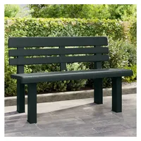 VidaXL Gartenbank Grün 110x52x71 cm Polypropylen