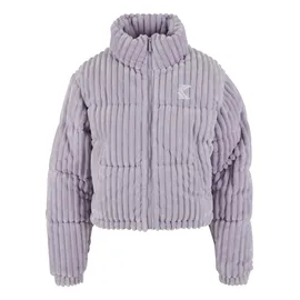 Karl Kani Original Fuzzy Corduroy Short Puffer Jacket - Violet