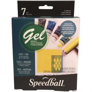 Speedball Gel Printing Kit Geldruck-Set, Sortiert