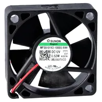 SUNON MF35101V2-1000U-A99 Axiallüfter 12 V/DC 11.04 m3/h (L x B x H) 10 x 35 x 35mm