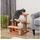 PawHut Katzentreppe 3-stufige Hundetreppe Braun 45 x 40 x 48 cm