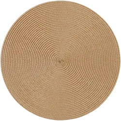 Platzset STUCO "Polypro", braun, Ø:35cm, Platzsets