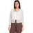 Betty Barclay Strickjacke mit Ajourmuster Offwhite 44