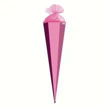 ROTH Basteltüte rosa 85 cm 6-eckig