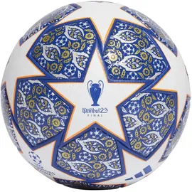 adidas UCL Pro Istanbul Ball White / Royal Blue / Solar Orange / Silver Metallic 5