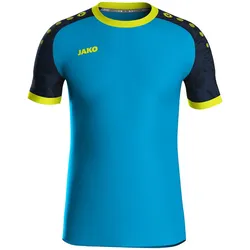 JAKO Iconic kurzarm Trikot 444 - JAKO blau/marine/neongelb M