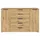 Rauch Kommode 160 x 100 x 42 cm Eiche Artisan / Graphit