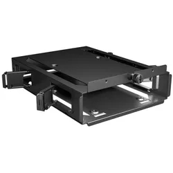 0 be quiet! Festplattenkäfig Cage 2 für HDDs und SSDs schwarz