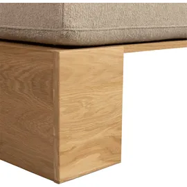 Woood Essbank WOOOD "Dine", beige, Sitzbänke, Essbank, Sitzbank, mit bequemen Sitzkissen, Breite 200 cm