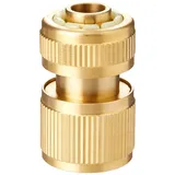 Silverline Messing-Schnellkupplung 1/2 Zoll gold