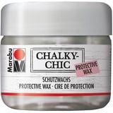 Marabu 02620025855 - Chalky Chic Schutzwachs, transparent 225 ml, auf Wasserbasis, verleiht porösen Oberflächen eine Schutzschicht für den Innenbereich, ideal zum kombinieren mit Kreidefarben