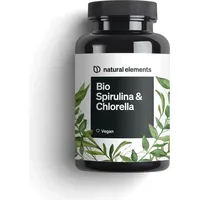 Natural Elements Bio Spirulina & Chlorella Presslinge 500 Tabletten