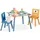 Relaxdays 3-teilige Kindersitzgruppe Monster-Motiv
