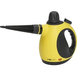 Clatronic DR 3653 gelb-schwarz Dampfreiniger 9 fach Zubehör