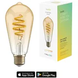 Hombli Filament Bulb CCT E27 ST64-Amber 6 W E27 warmweiß 1 St.