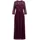 Apart Fashion APART Abendoverall mit Spitzentop und weitem Bein, dunkel lila, 38