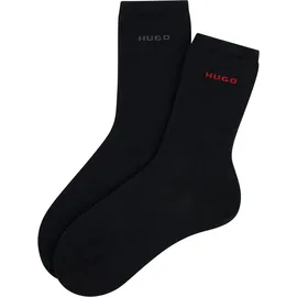 hugo underwear RS UNI LOGO Socken 2-Paar Schwarz 35-38