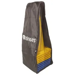 XXL-Pylonen 10er-Set, blau/gelb mit Transporttasche