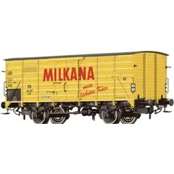 BRAWA 49771 H0 Gedeckter Güterwagen G10 „Milkana”, DB, Ep. III