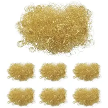 Riffelmacher & Weinberger Riffelmacher - Engelshaar Silber oder Gold, Inhalt 20 Gramm, im Beutel, Flowerhair Nobless, Dekoration, Gesteck, Kranz, Weihnachten, Advent (Gold, 6er Set)
